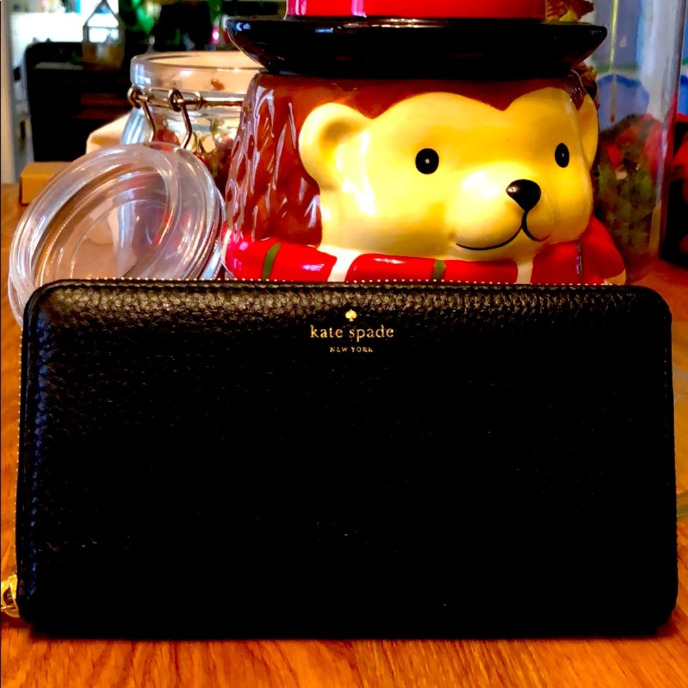 Kate Spade Full Size Black Wallet